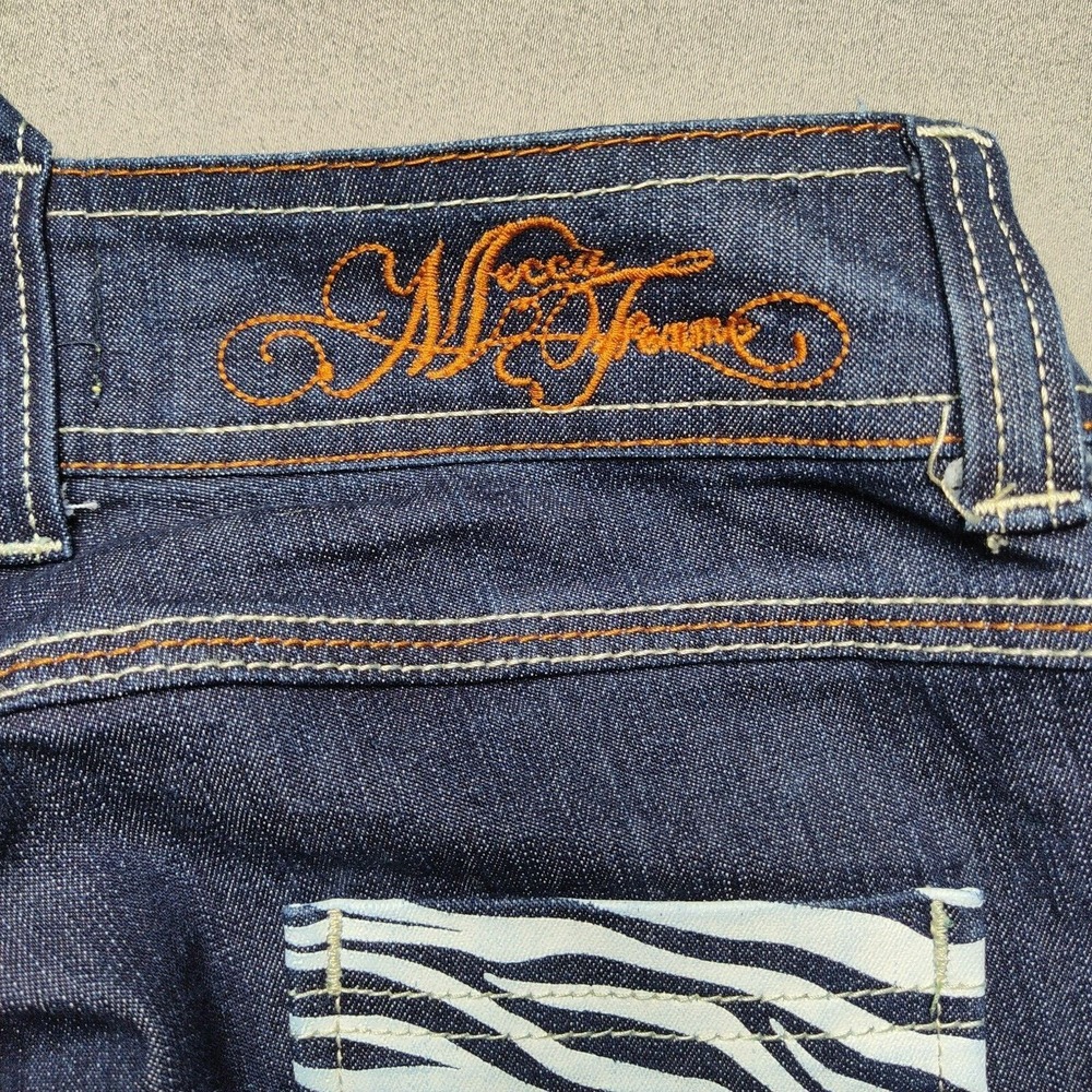 MECCA Femme Women Juniors Size 5/6 Blue Stretch Denim 24" Ankle Jeans - Picture 11 of 12